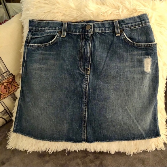 J. CREW Jean Mini Skirt | Size: 8 - Picture 1 of 5